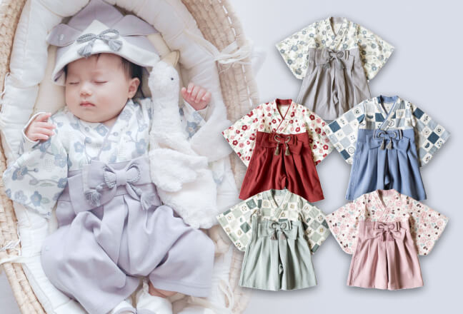 mocmof 袴ロンパース